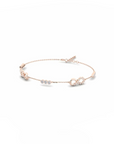 14K Rose Gold Bracelet With 0.76 Carat White Diamonds