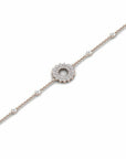 14K Rose Gold Bracelet With 0.41 Carat White Diamonds