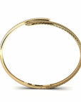 14K Yellow Gold Bracelet With 0.79 Carat White Diamonds