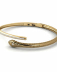 14K Yellow Gold Bracelet With 0.79 Carat White Diamonds