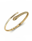 14K Yellow Gold Bracelet With 0.79 Carat White Diamonds