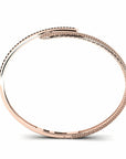 14K Rose Gold Bracelet With 0.79 Carat Black Diamonds