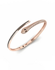 14K Rose Gold Bracelet With 0.79 Carat Black Diamonds