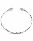 14K White Gold Bracelet With 0.84 Carat White Diamonds