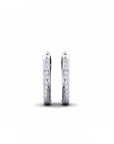 14K White gold earrings 0.15 carat White Diamonds