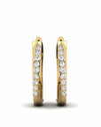 14K Gold earrings 0.15 carat White Diamonds