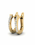 14K Gold earrings 0.15 carat White Diamonds