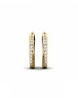 14K Gold earrings 0.15 carat White Diamonds