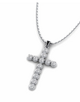 14K White Gold Necklace With 0.36 Carat Stone