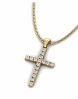 14K Yellow Gold Necklace With 0.24 Carat Stone