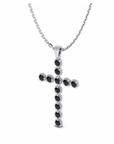 14K White Gold Necklace With 0.36 Carat Stone